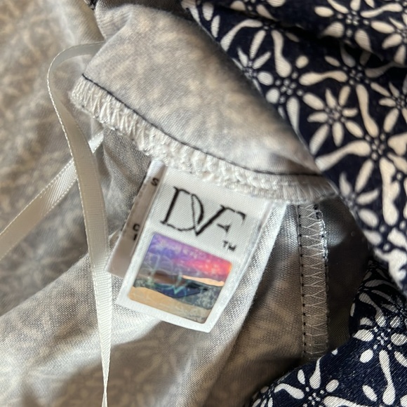 Diane Von Furstenberg Sigourney Wrap Dress Navy Floral - Picture 11 of 12